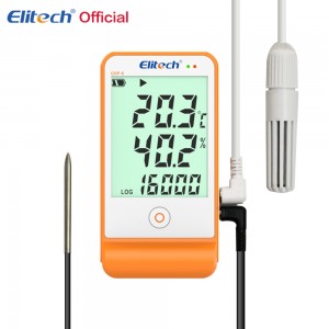 Регистратор данных температуры и влажности Elitech GSP-6