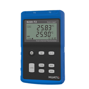 Регистратор температуры термопары Huato S220-T2/S220-T8