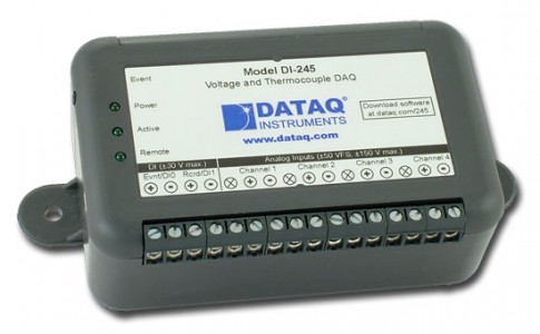 Регистратор напряжения и данных с термопары DataQ DI-245