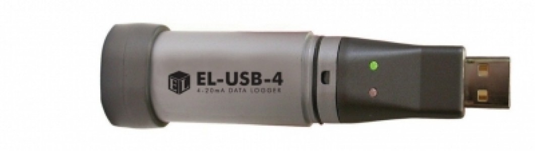 Регистратор данных с аналоговым входом 4-20мА EL-USB-4