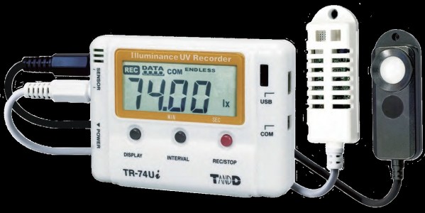 Регистратор УФ излучения, освещенности, температуры и влажности T&D TR-74Ui - ООО "ЛНК"